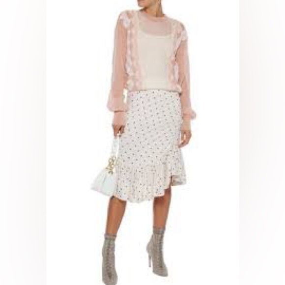 BAUM UND PFERDGARTEN Julie Asymmetric Ruched Skirt (14) - Picture 6 of 8